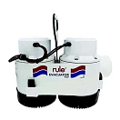 Купить Rule pumps 29-7700d Эвакуационный насос 7700 GPH 12V White / Black 37x30x29 7ft.ru в интернет магазине Семь Футов