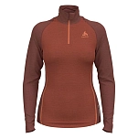 Odlo 111281-30878-xl Базовый слой с длинным рукавом Natural Cinnabar / Spiced Apple Melange 30x25x2