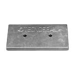 Цинковый анод Tecnoseal 00255 300x150x26мм прямоугольный для корпусов Hull
