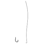 Expert predator 1946506 связанный крючок Curved Fluorocarbon 200 cm Серебристый Clear 6