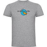 Kruskis CA65500558K047 Футболка с коротким рукавом No Fishing No Life Серый Heather Grey 2XL