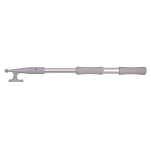 Euromarine SE352620 Телескопический алюминиевый крюк Серебристый Grey 100-200 cm