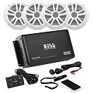 Купить Boss audio 153-ask904b64 динамик ASK904B64 с усилителем 165 mm White / Black 40x21x27 7ft.ru в интернет магазине Семь Футов