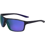 Nike 43359-6513015 Солнцезащитные очки Windstorm Голубой Matte Gridiron / Violet Charcoal Black/CAT 3 Mirrored