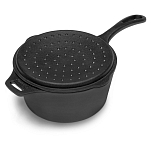 Petromax kr2 Чугунная защелка с крышкой Черный Black