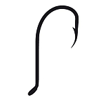 Mustad 92553S-SS-6-C10 92553S SS 1X Крюк Черный  Stainless Steel 6