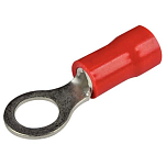Seachoice 50-60631 Кольцевая клемма с виниловой изоляцией Красный Red 4.7 mm-100 Pcs 