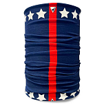 Vola 016074 Шарф-хомут Star Голубой  Blue/Red/White