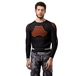 By city 7000027-M-L Базовый слой с длинным рукавом Endurance Коричневый Black M-L