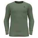 Купить Odlo 159102-40339-S Базовый слой с длинным рукавом Crew Neck Active Warm Eco Зеленый Matte Green S 7ft.ru в интернет магазине Семь Футов