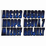 Trac outdoors 328-BLBKG300 Series 300 Регистрационное письмо Голубой Blue / Black