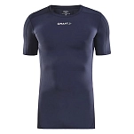 Craft 1906855-390000-7 Базовый слой с коротким рукавом Pro Control Compression Голубой Navy XL
