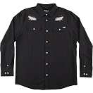 Купить Salty crew 21435047-BLK-M Рубашка с длинным рукавом Cortes Woven Черный Black M 7ft.ru в интернет магазине Семь Футов