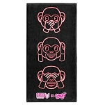 Otso T15075-EMOJIMONKNEON-USZ Полотенце из микрофибры Emoji Monkey Neon Multicolour