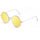 Купить Ocean sunglasses 10.6 Солнцезащитные очки Circle Shiny Gold Gold Revo Flat/CAT3 7ft.ru в интернет магазине Семь Футов