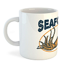 Купить Kruskis 42611C068 Seafood Squid Кружка 325ml Бесцветный White 7ft.ru в интернет магазине Семь Футов