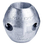 Martyr anodes 194-CMX01 Streamlined Shaft Серебристый  Zinc with Alen Screw 19 mm 