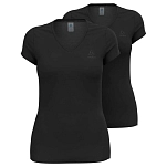 Odlo 141391-15000-m Базовый слой с коротким рукавом Active F-Dry Light Eco Sports 2 Единицы Black 30x25x2