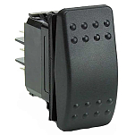 Cole hersee 12-M5803107BP Кулисный переключатель SPST Черный Black
