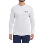 Pelagic 1015232001-WHT-XL Футболка с длинным рукавом с защитой от ультрафиолета Aquatek Marlin Mind White XL
