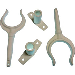 Goldenship GS70045 Пара Nylon Уключина Белая