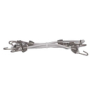 Купить Euromarine 000717 Mini Sandow Ocean 15 cm Крючки из нержавеющей стали Эластичная веревка 5 единицы White / Grey 4 mm 7ft.ru в интернет магазине Семь Футов