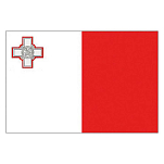 Adria bandiere 5252408 Malta Флаг Белая  White / Red 20 x 30 cm 