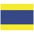 Купить Talamex 27503304 Signal D Голубой  Yellow / Blue 30 x 36 cm  7ft.ru в интернет магазине Семь Футов