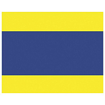 Talamex 27503304 Signal D Голубой  Yellow / Blue 30 x 36 cm 