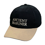 Яхтенная универсальная кепка "Ancient Mariner" Nauticalia 6225 черная из хлопка