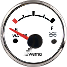 Купить Индикатор уровня воды Wema IPWR-WS 110614 12/24В 0-190Ом Ø62мм белый циферблат с хромированным кольцом 7ft.ru в интернет магазине Семь Футов