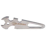 Talamex 08922000 Открывалка для бутылок с кандалами 10 единицы измерения Серый Silver