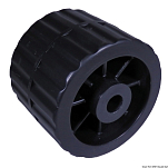 Бортовой ролик прямой из чёрного полимера и резины 100 х 75 х 15 мм, Osculati 02.031.10 для лодочных прицепов