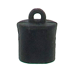 Minnkota NRR-3105 Пылезащитная крышка с наружной резьбой разъема Серебристый Black