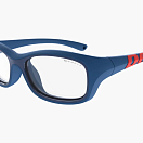 Спортивные очки с диоптриями Demetz Softness R / Matte Navy / Red Colorless Cat.0, softness556348