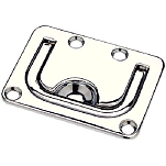 Seachoice 50-36811 Flush Lifting Handle Zinc Серебристый Chrome 76 x 57 mm 