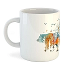 Купить Kruskis 42611C399 Кружка Compass Bear 325ml  White 7ft.ru в интернет магазине Семь Футов