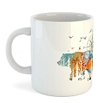Kruskis 42611C399 Кружка Compass Bear 325ml  White