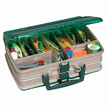 Plano 1561090 Двусторонний Satchel Коробка для снастей Бесцветный Grey / Green