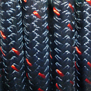 Купить Трос плетеный из Dyneema SK75 оплетка из PesHT Benvenuti SK75-P-* Ø8мм синий с красной сигнальной прядью 7ft.ru в интернет магазине Семь Футов