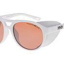 Спортивные очки GOG Nanga / Matt White / Polarized Reflex Silver, e410-3p