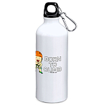 Kruskis MD4049S101K131 Born To Climb 800ml Алюминиевая бутылка Бесцветный White