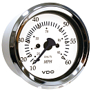 Купить Seachoice 50-15141 Speedometer 60Mph Белая  Chrome / White 7ft.ru в интернет магазине Семь Футов