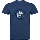 Купить Kruskis CA65500486C064 Футболка с коротким рукавом King Of The Sea Голубой Denim Blue XL 7ft.ru в интернет магазине Семь Футов