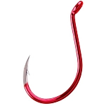 BKK AKBP2050 Однобородный крючок с бородкой Octopus Beak R 25 Единицы Red 5/0
