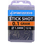 Cresta 4722-204 Stick Shots Вести 1.5 mm Черный  Black 0.06 g 