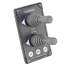 SIDE-POWER 8940G Двойная панель управления носовым и кормовым подруливающим устройством/джойстиком/серый