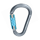 KONG Алюминиевый карабин HMS TWIST LOCK / серый/белый/горно-синий