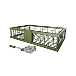Eurohunt A-100930 Задний багажник с быстрым соединением Green 89x58.5x20 cm Hunt