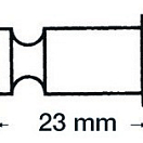 Уключина из пластика 23 x 12 мм, Osculati 34.430.09